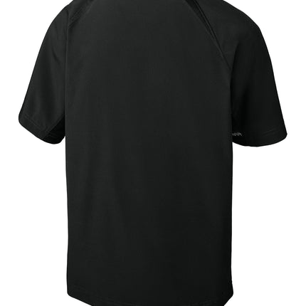 Sport‑Tek® Youth Repeat 1/2‑Zip Short Sleeve Jacket – YJST489