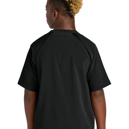Sport‑Tek® Youth Repeat 1/2‑Zip Short Sleeve Jacket – YJST489