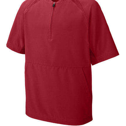Sport‑Tek® Youth Repeat 1/2‑Zip Short Sleeve Jacket – YJST489