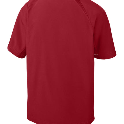 Sport‑Tek® Youth Repeat 1/2‑Zip Short Sleeve Jacket – YJST489