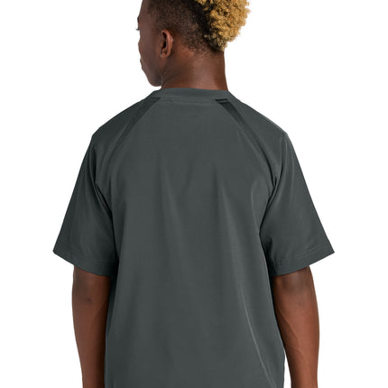 Sport‑Tek® Youth Repeat 1/2‑Zip Short Sleeve Jacket – YJST489