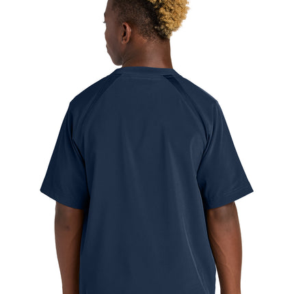 Sport‑Tek® Youth Repeat 1/2‑Zip Short Sleeve Jacket – YJST489
