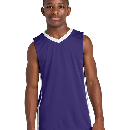 Sport‑Tek® Youth Rival Basketball Reversible Jersey – YST900