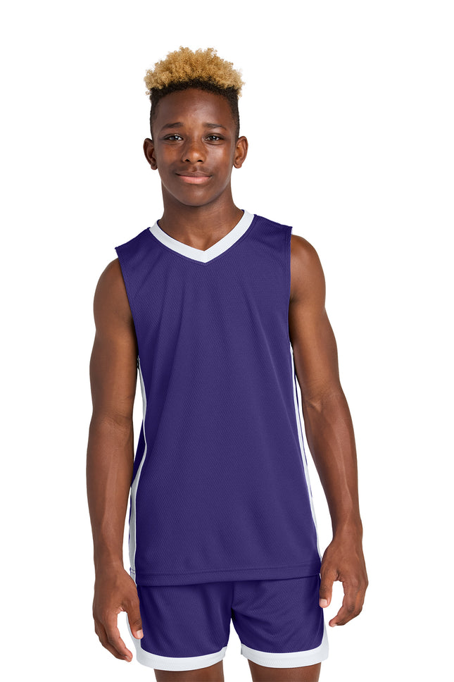 Sport‑Tek® Youth Rival Basketball Reversible Jersey – YST900
