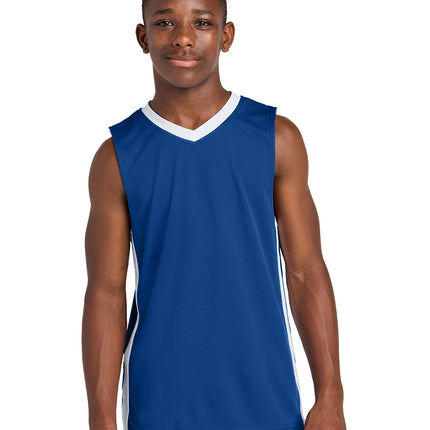Sport‑Tek® Youth Rival Basketball Reversible Jersey – YST900