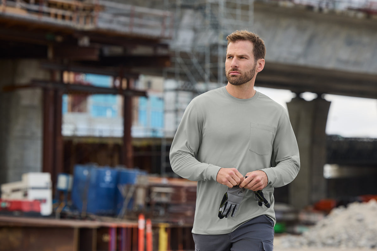 CornerStone® Workwear Pro Long Sleeve Pocket Tee – CS440LSP