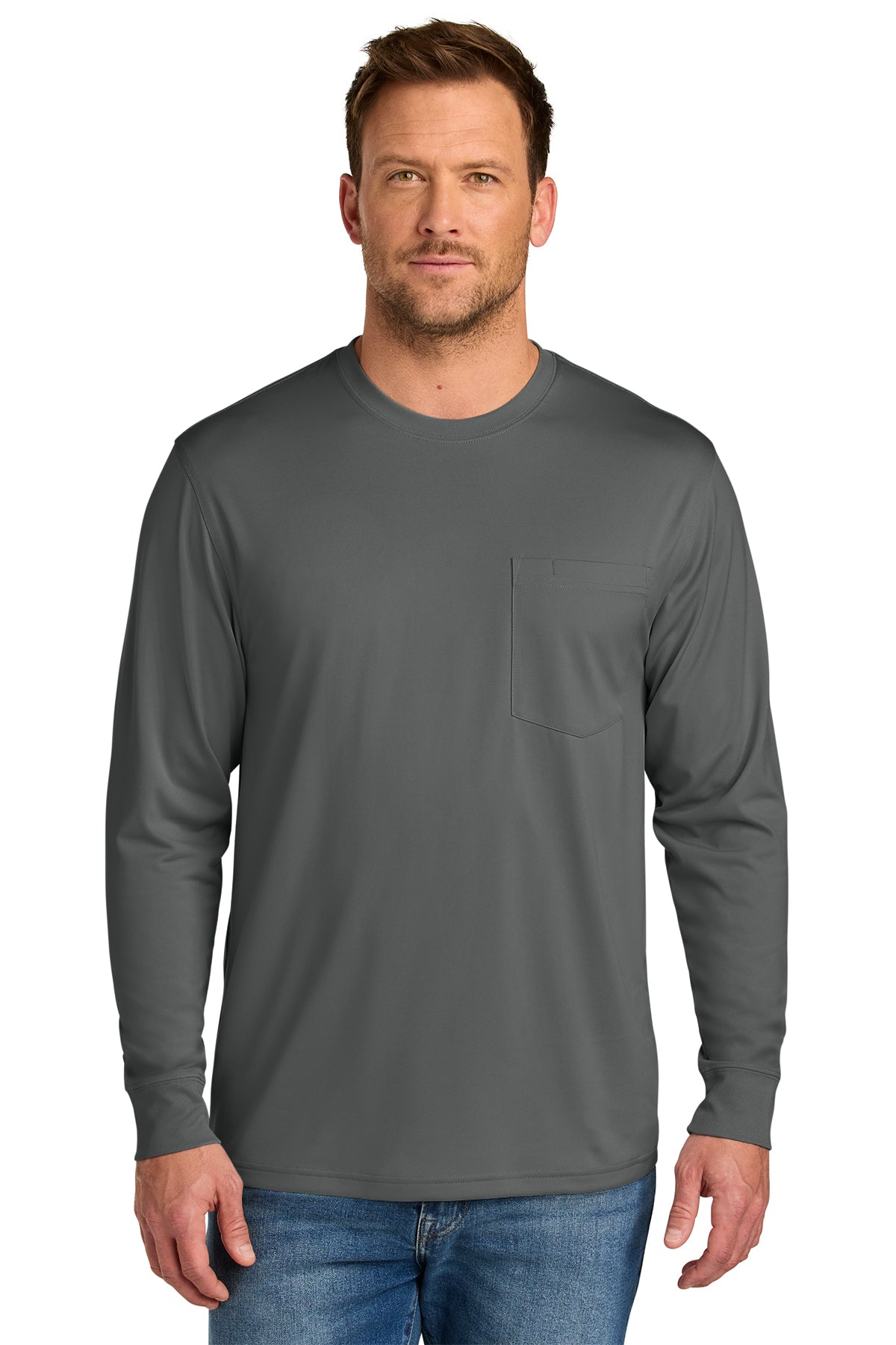 CornerStone® Workwear Pro Long Sleeve Pocket Tee – CS440LSP