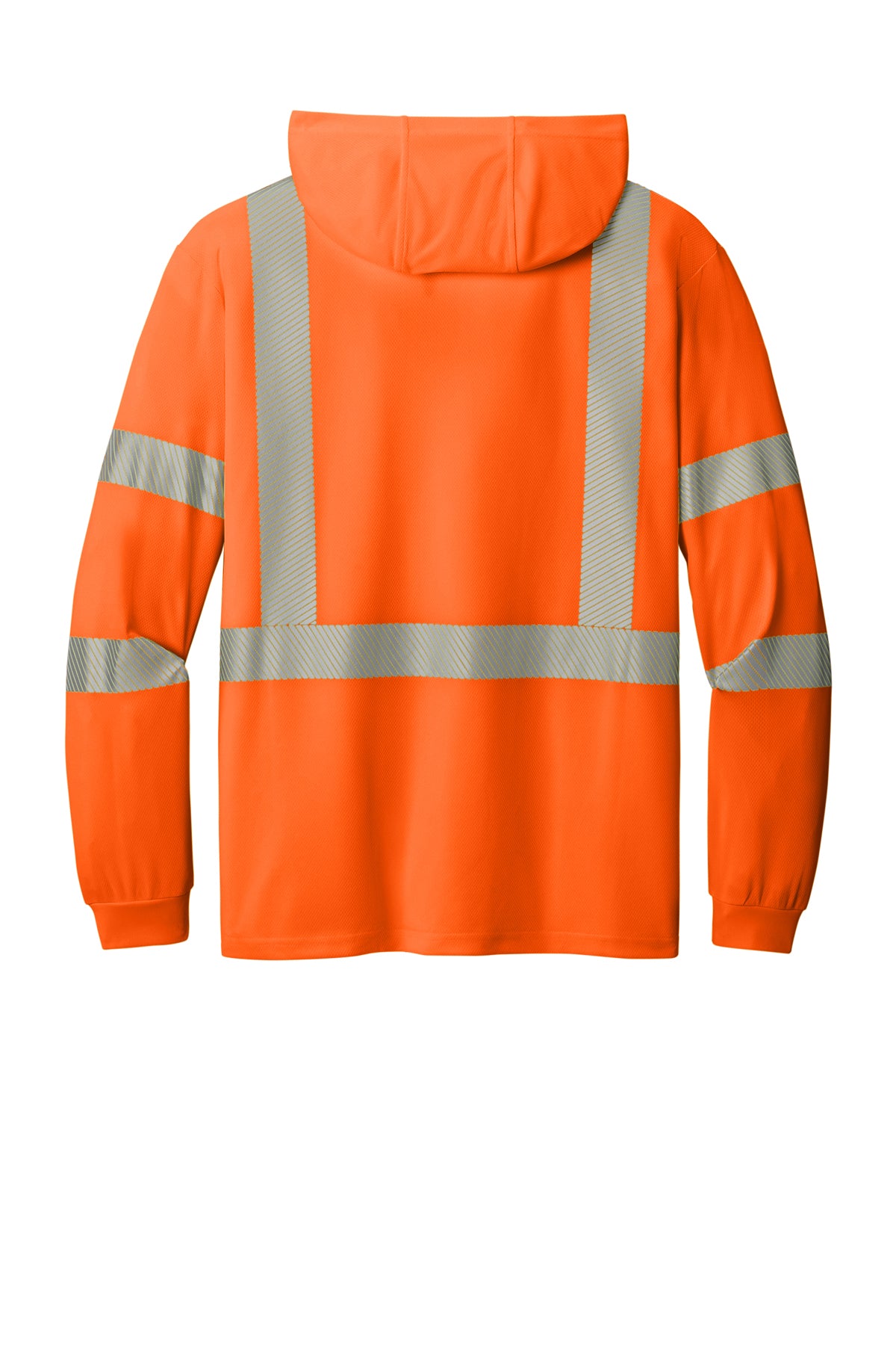 CornerStone® ANSI 107 Class 3 Long Sleeve Segmented Tape Hooded Tee – CS208