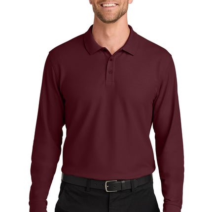 Port Authority® Wearever Signature Pique Long Sleeve Polo – K200LS