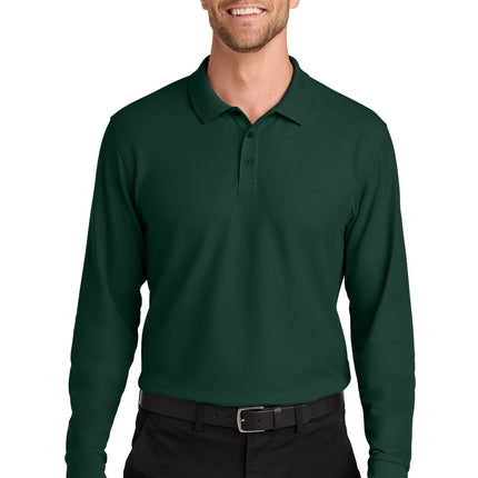 Port Authority® Wearever Signature Pique Long Sleeve Polo – K200LS