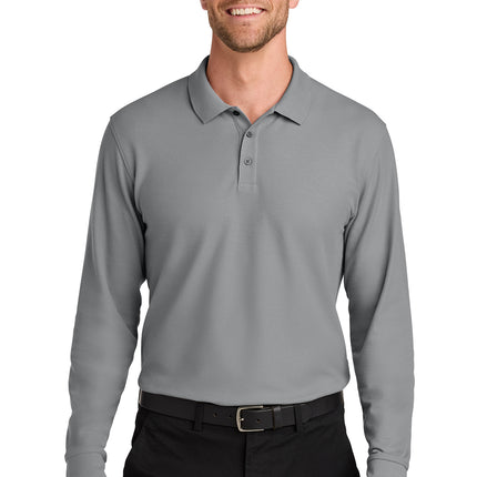 Port Authority® Wearever Signature Pique Long Sleeve Polo – K200LS