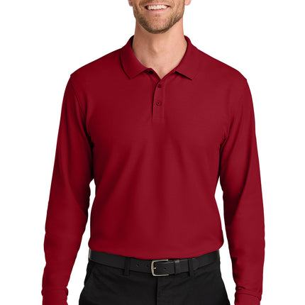 Port Authority® Wearever Signature Pique Long Sleeve Polo – K200LS