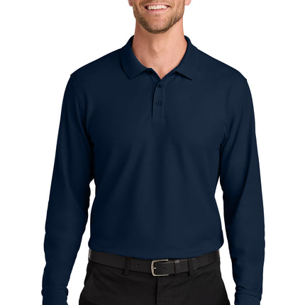 Port Authority® Wearever Signature Pique Long Sleeve Polo – K200LS