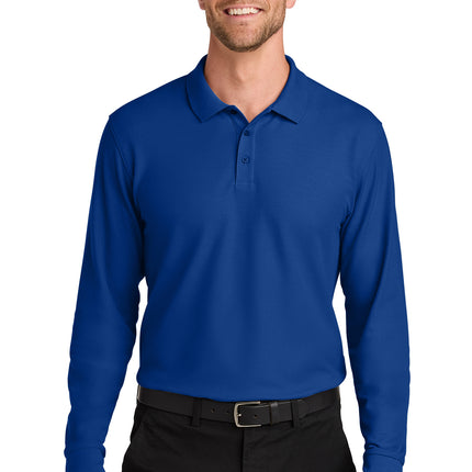 Port Authority® Wearever Signature Pique Long Sleeve Polo – K200LS