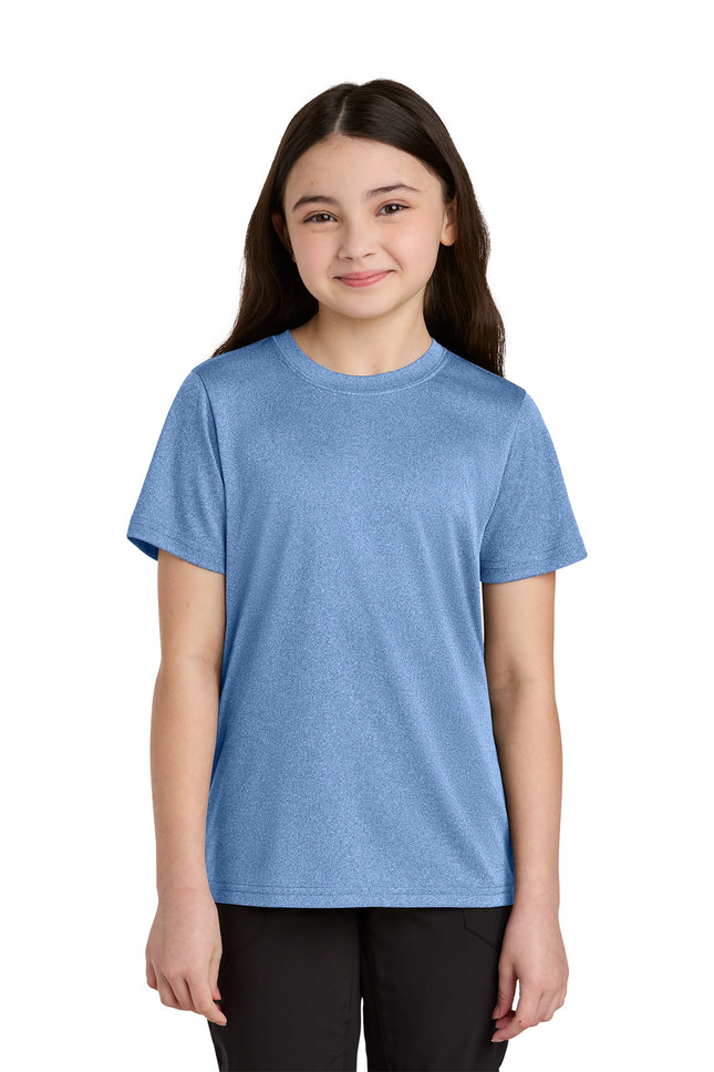 Port & Co™ Youth Heather Performance Tee – PC390Y