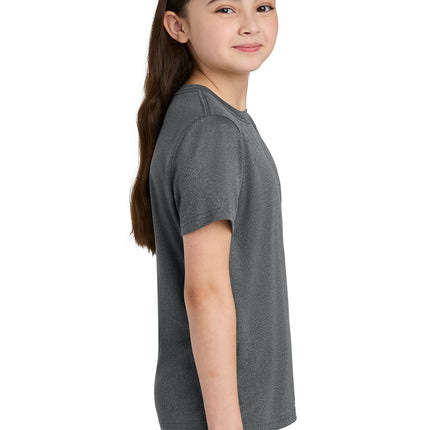 Port & Co™ Youth Heather Performance Tee – PC390Y