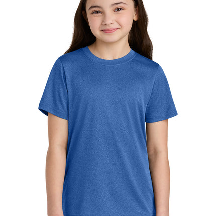 Port & Co™ Youth Heather Performance Tee – PC390Y