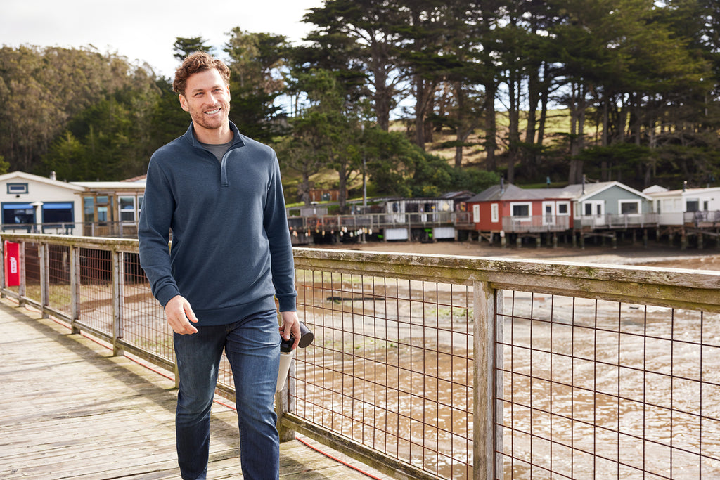 TravisMathew Ocean Villa 1/4‑Zip – TMA41421