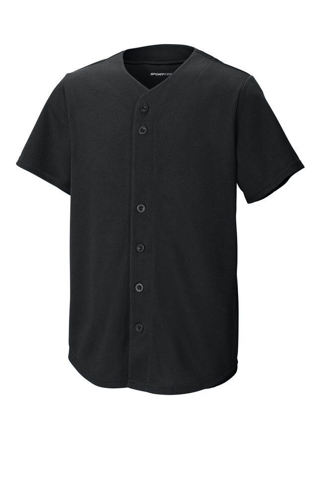 Sport‑Tek® Youth PosiCharge® Tough Mesh Full‑Button Jersey – YST220