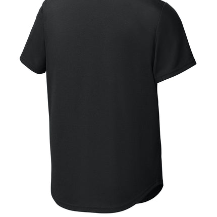 Sport‑Tek® Youth PosiCharge® Tough Mesh Full‑Button Jersey – YST220