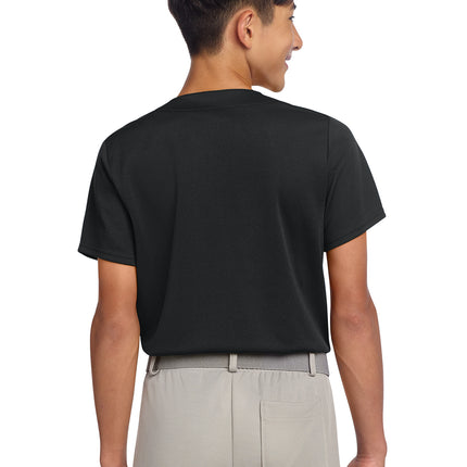 Sport‑Tek® Youth PosiCharge® Tough Mesh Full‑Button Jersey – YST220