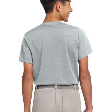 Sport‑Tek® Youth PosiCharge® Tough Mesh Full‑Button Jersey – YST220