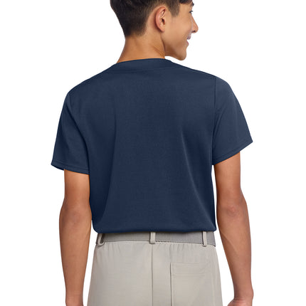 Sport‑Tek® Youth PosiCharge® Tough Mesh Full‑Button Jersey – YST220