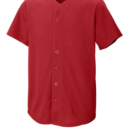 Sport‑Tek® Youth PosiCharge® Tough Mesh Full‑Button Jersey – YST220