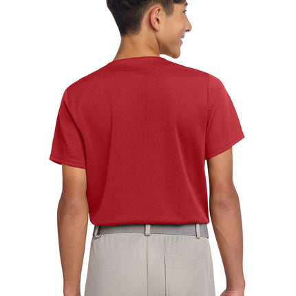 Sport‑Tek® Youth PosiCharge® Tough Mesh Full‑Button Jersey – YST220