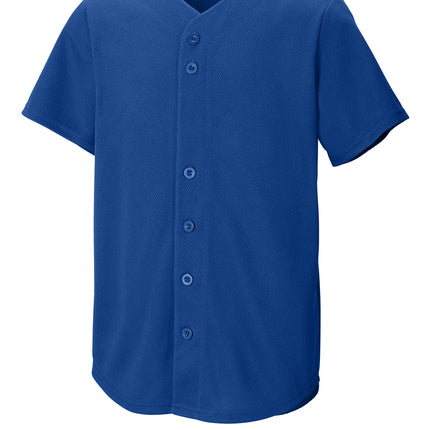 Sport‑Tek® Youth PosiCharge® Tough Mesh Full‑Button Jersey – YST220