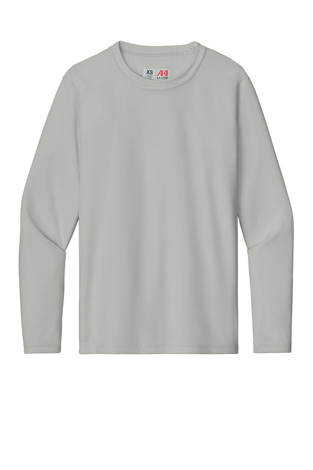A4 Youth Cooling Performance Long Sleeve Tee – A4NB3165