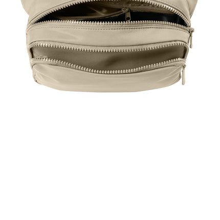 Port Authority® Matte Dual‑Compartment Crossbody – BG938