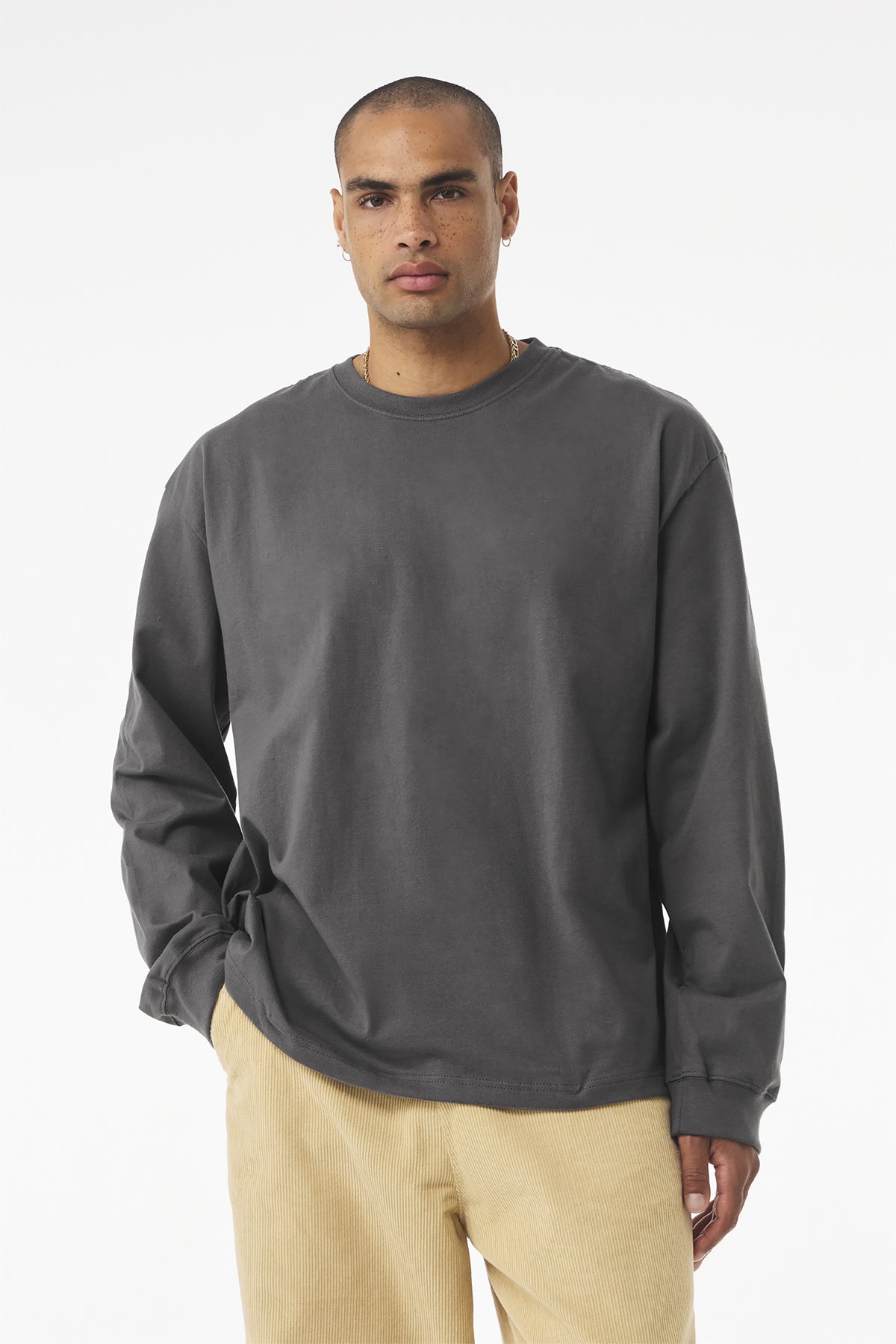 BELLA+CANVAS Unisex 7.5‑Ounce Heavyweight Long Sleeve Tee – BC4651