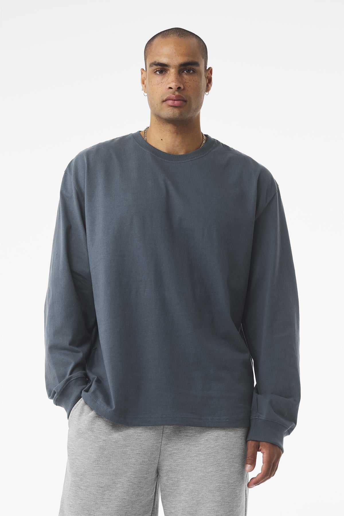 BELLA+CANVAS Unisex 7.5‑Ounce Heavyweight Long Sleeve Tee – BC4651