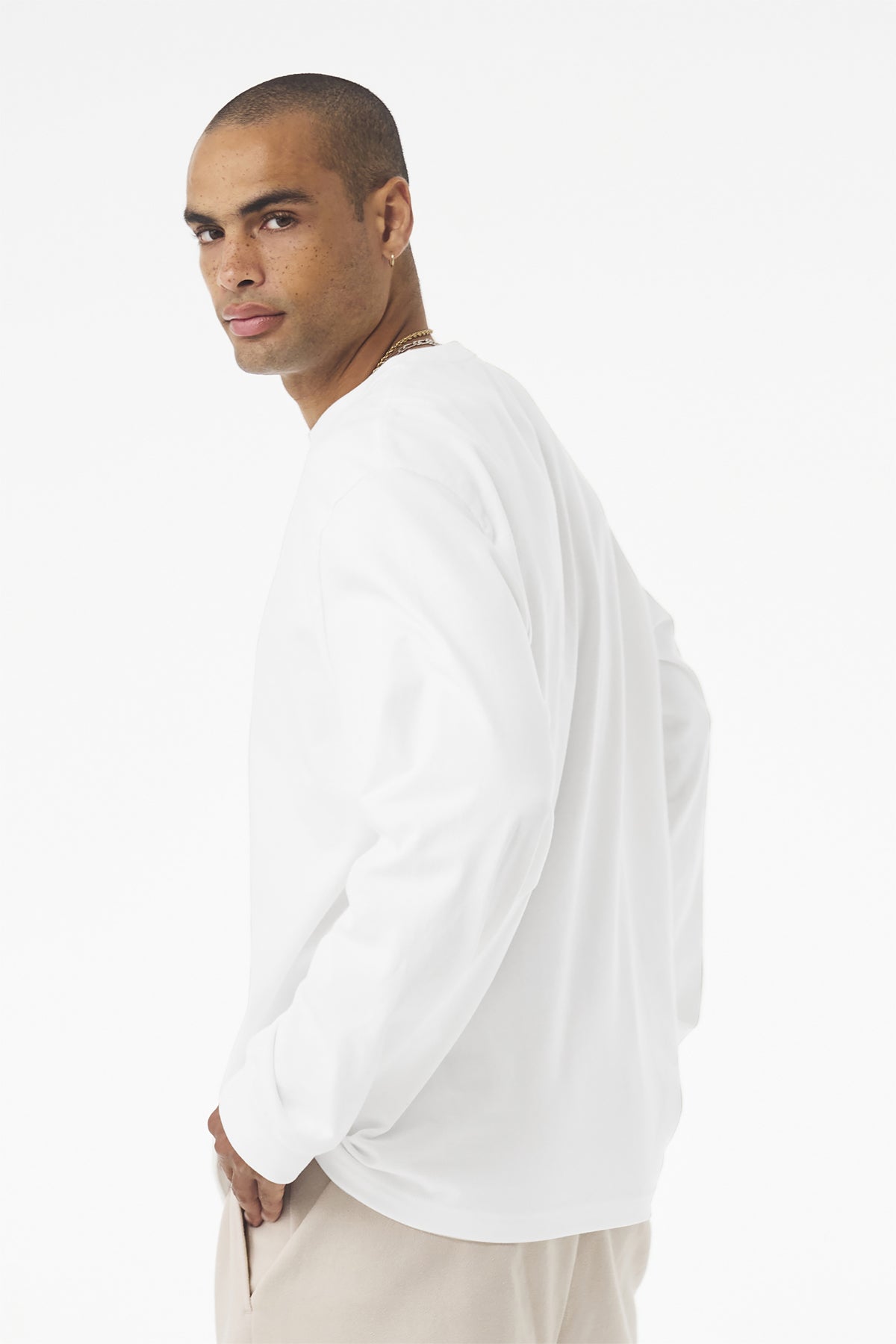 BELLA+CANVAS Unisex 7.5‑Ounce Heavyweight Long Sleeve Tee – BC4651