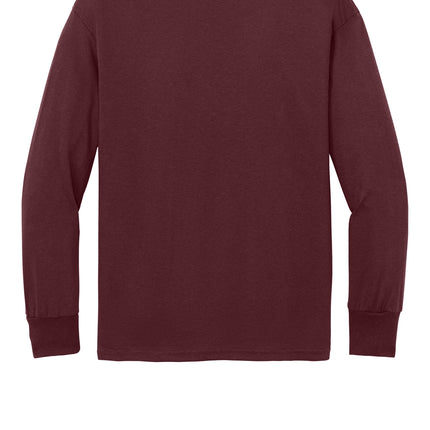 Port & Co™ Youth Long Sleeve Core Cotton Tee — PC54YLS