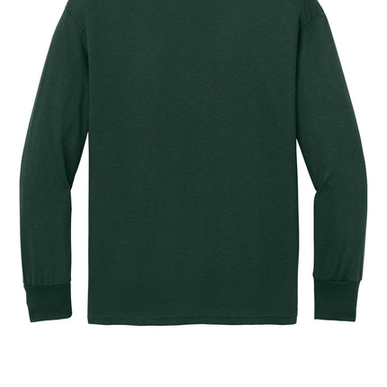 Port & Co™ Youth Long Sleeve Core Cotton Tee — PC54YLS