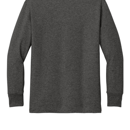 Port & Co™ Youth Long Sleeve Core Cotton Tee — PC54YLS