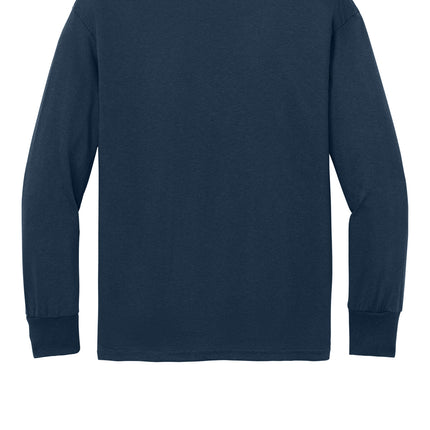 Port & Co™ Youth Long Sleeve Core Cotton Tee — PC54YLS