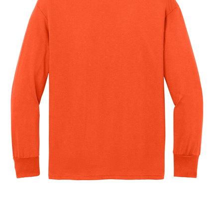 Port & Co™ Youth Long Sleeve Core Cotton Tee — PC54YLS
