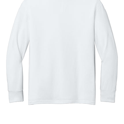 Port & Co™ Youth Long Sleeve Core Cotton Tee — PC54YLS