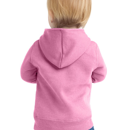 Port & Co – Infant Core Fleece Full‑Zip Hooded Sweatshirt – CAR78IZH
