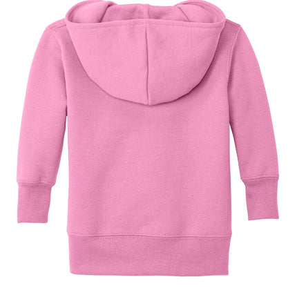 Port & Co – Infant Core Fleece Full‑Zip Hooded Sweatshirt – CAR78IZH