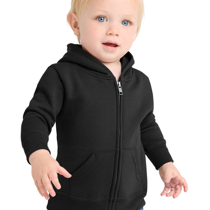 Port & Co – Infant Core Fleece Full‑Zip Hooded Sweatshirt – CAR78IZH