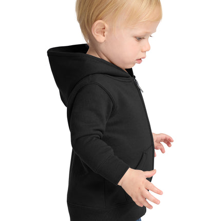 Port & Co – Infant Core Fleece Full‑Zip Hooded Sweatshirt – CAR78IZH