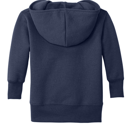 Port & Co – Infant Core Fleece Full‑Zip Hooded Sweatshirt – CAR78IZH