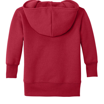 Port & Co – Infant Core Fleece Full‑Zip Hooded Sweatshirt – CAR78IZH