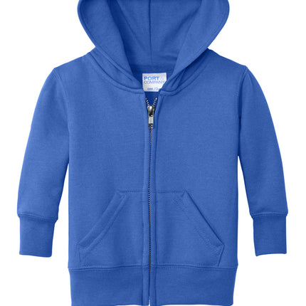 Port & Co – Infant Core Fleece Full‑Zip Hooded Sweatshirt – CAR78IZH