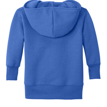 Port & Co – Infant Core Fleece Full‑Zip Hooded Sweatshirt – CAR78IZH