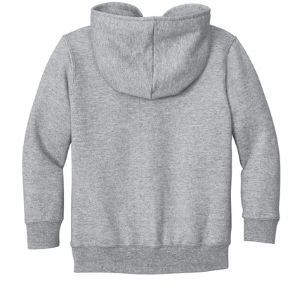 Port & Co Toddler Core Fleece Full‑Zip Hooded Sweatshirt – CAR78TZH
